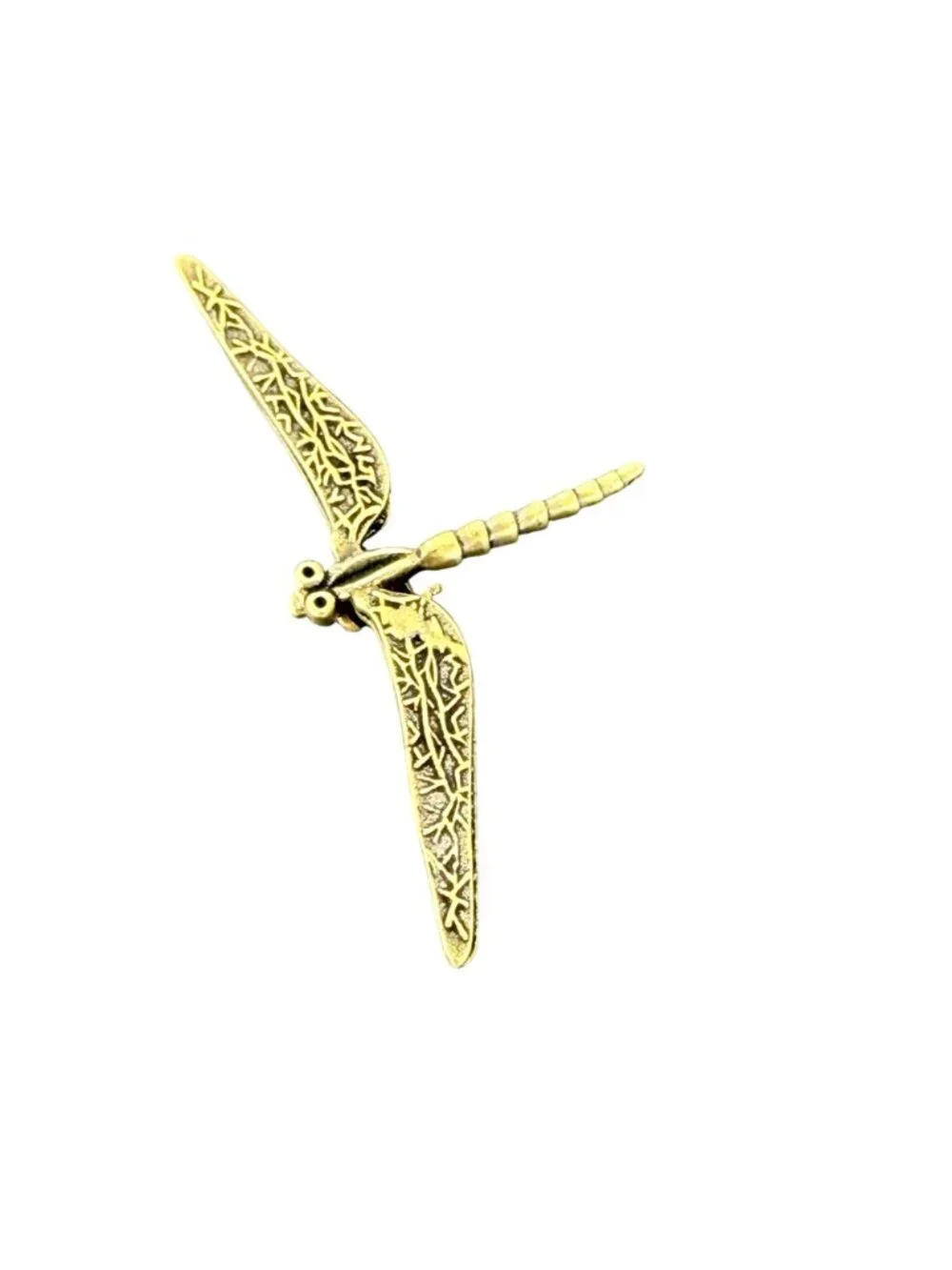 Miniature‎ Brass Dragonfly Spirit Animal Transformation Change Lightness Totem